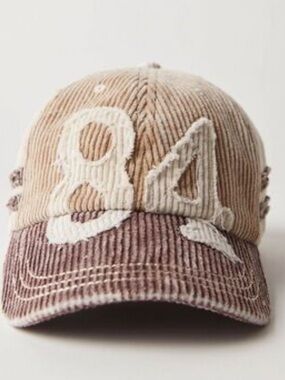 NWT Free People Hollie Varsity Baseball Hat